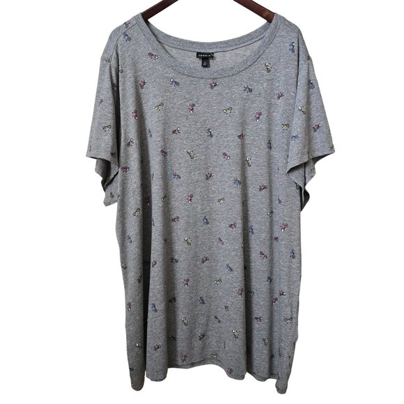 Torrid Bike Ride Embellished Crew Tee Shirt - Picture 5 of 16